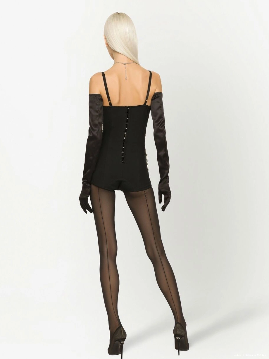 Cheap Gabbana Dolce & bodysuit rhinestone-embellished KIM Women DOLCE&GABBANA 0404